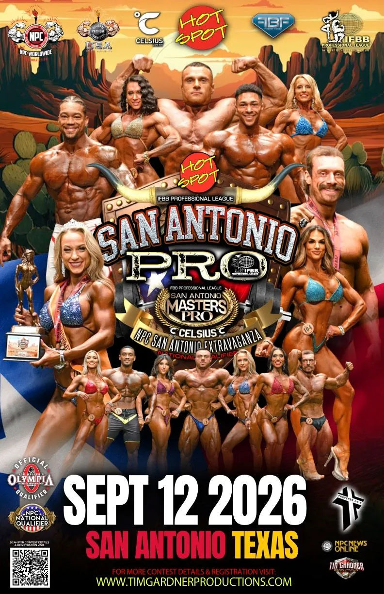 【激レア】IFBB PRO LEAGUE ポスター【美品】 2026 IFBB Pro League San Antonio Pro & NPC San Antonio